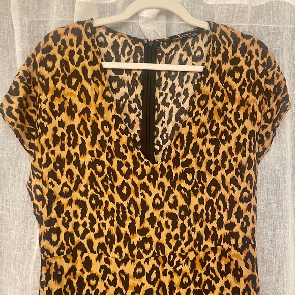 Zara Cheetah Midi Dress - Picture 2 of 8